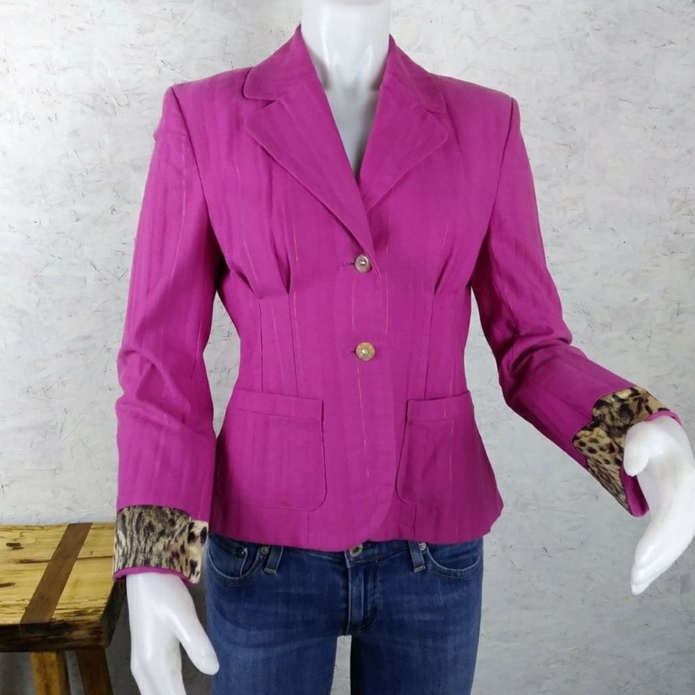 Cavalli Pink Fitted Blazer ❤️ F